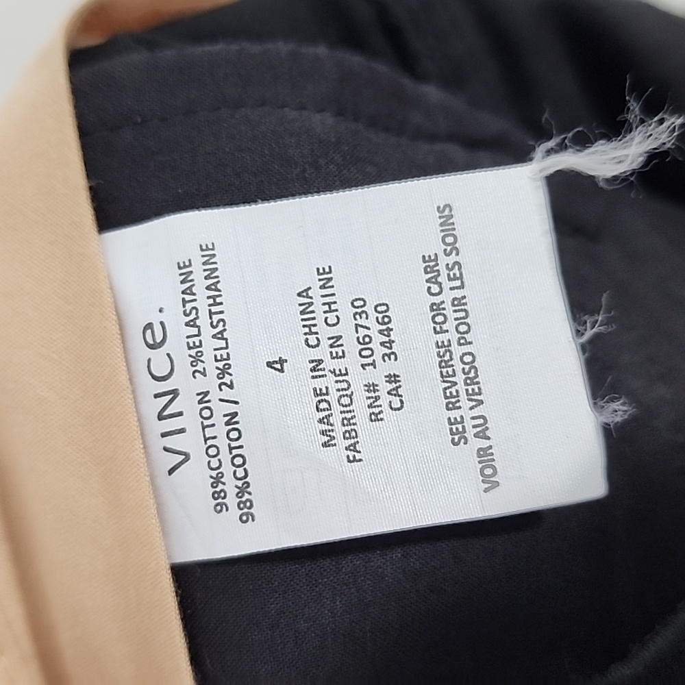 Vince Side Buckle Black Bermuda Short Women's Size 4 - Picture 8 of 10